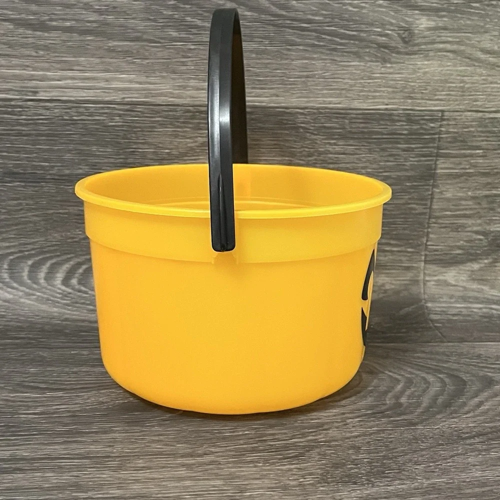 Vintage 1990 McDonald's Halloween Orange Boo Bucket Pumpkin Pail NO LID